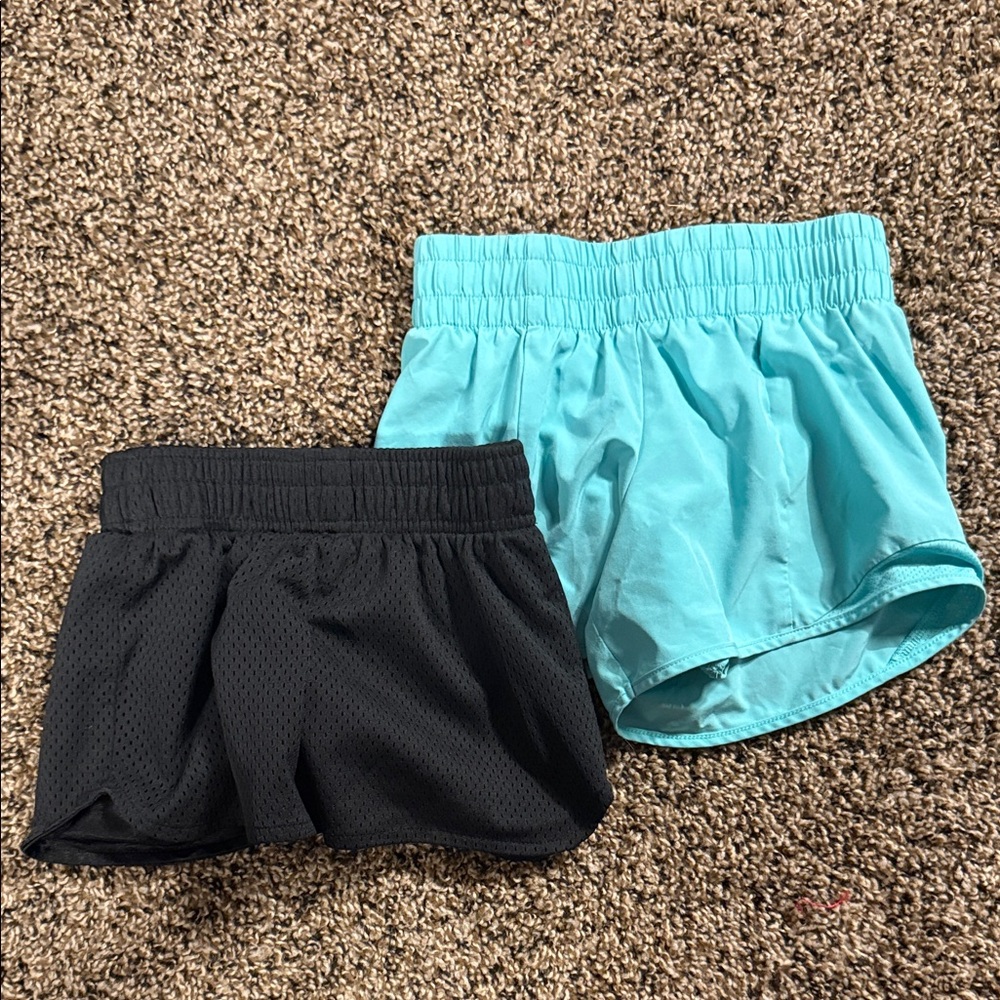 Kids Black and Blue Shorts Set